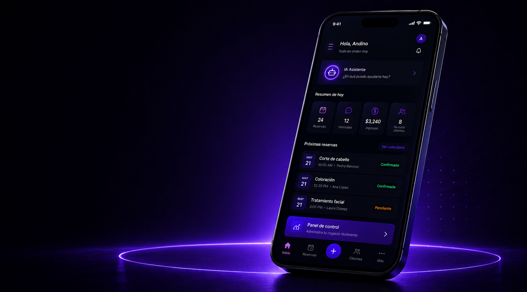 App de Gestión con IA